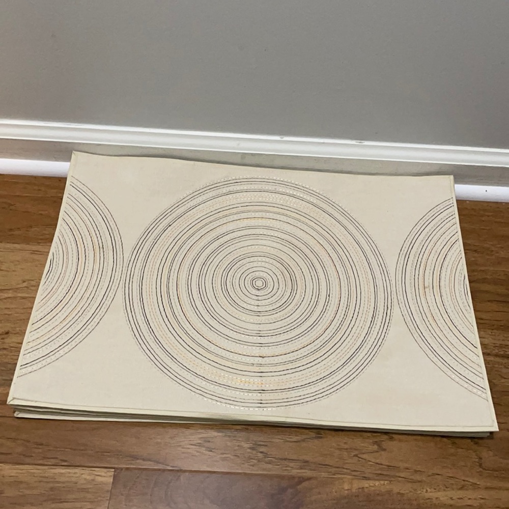 Crate and Barrel Placements.  Six Total.